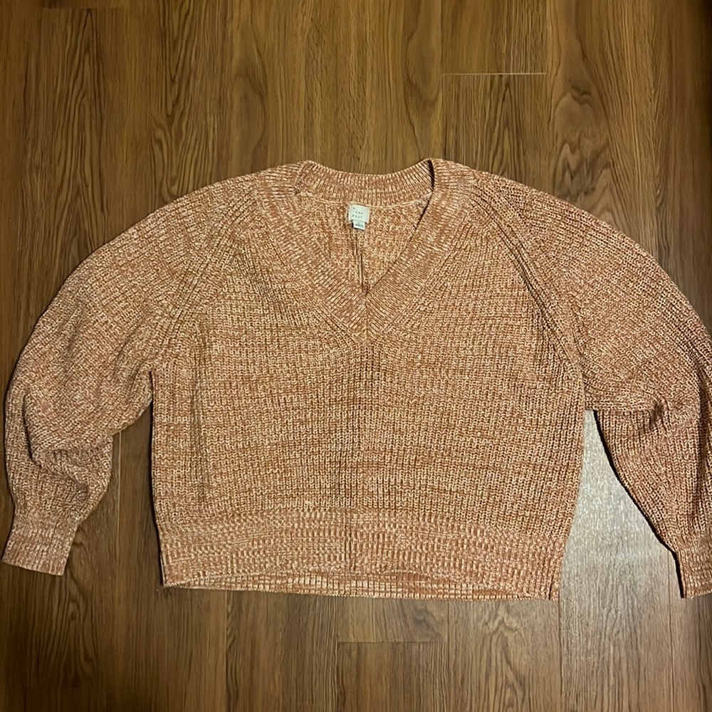 A New Day L Cropped Knit Sweater